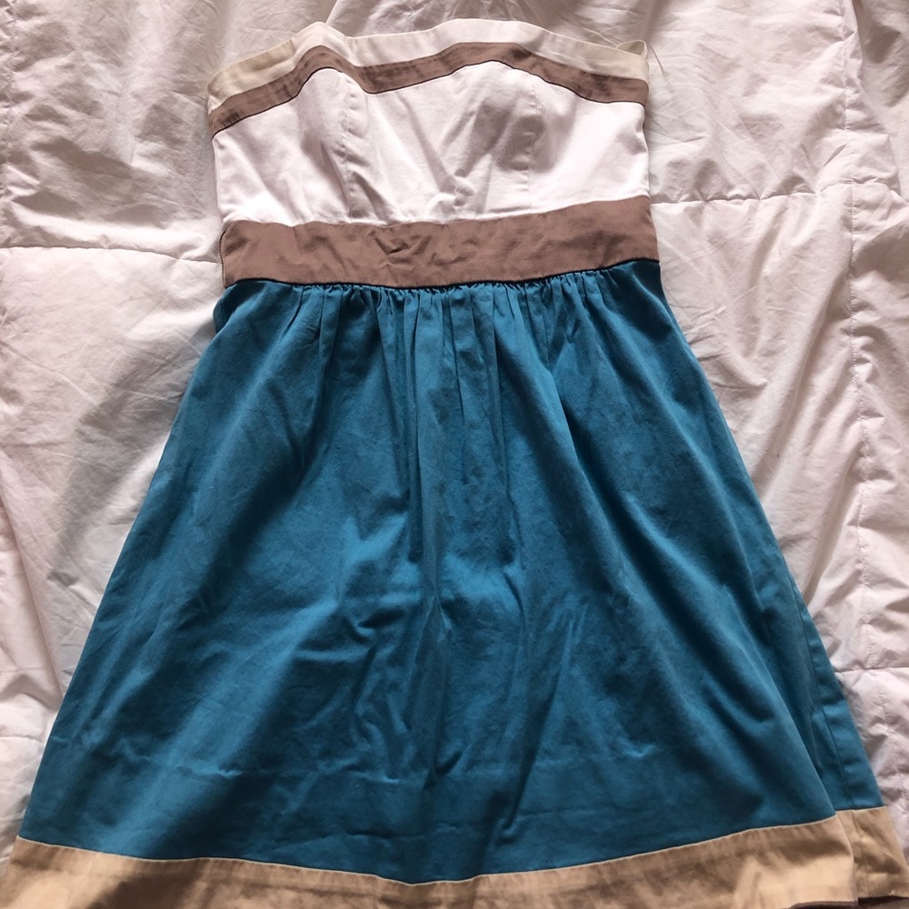 Strapless Cute Solid Colour dress